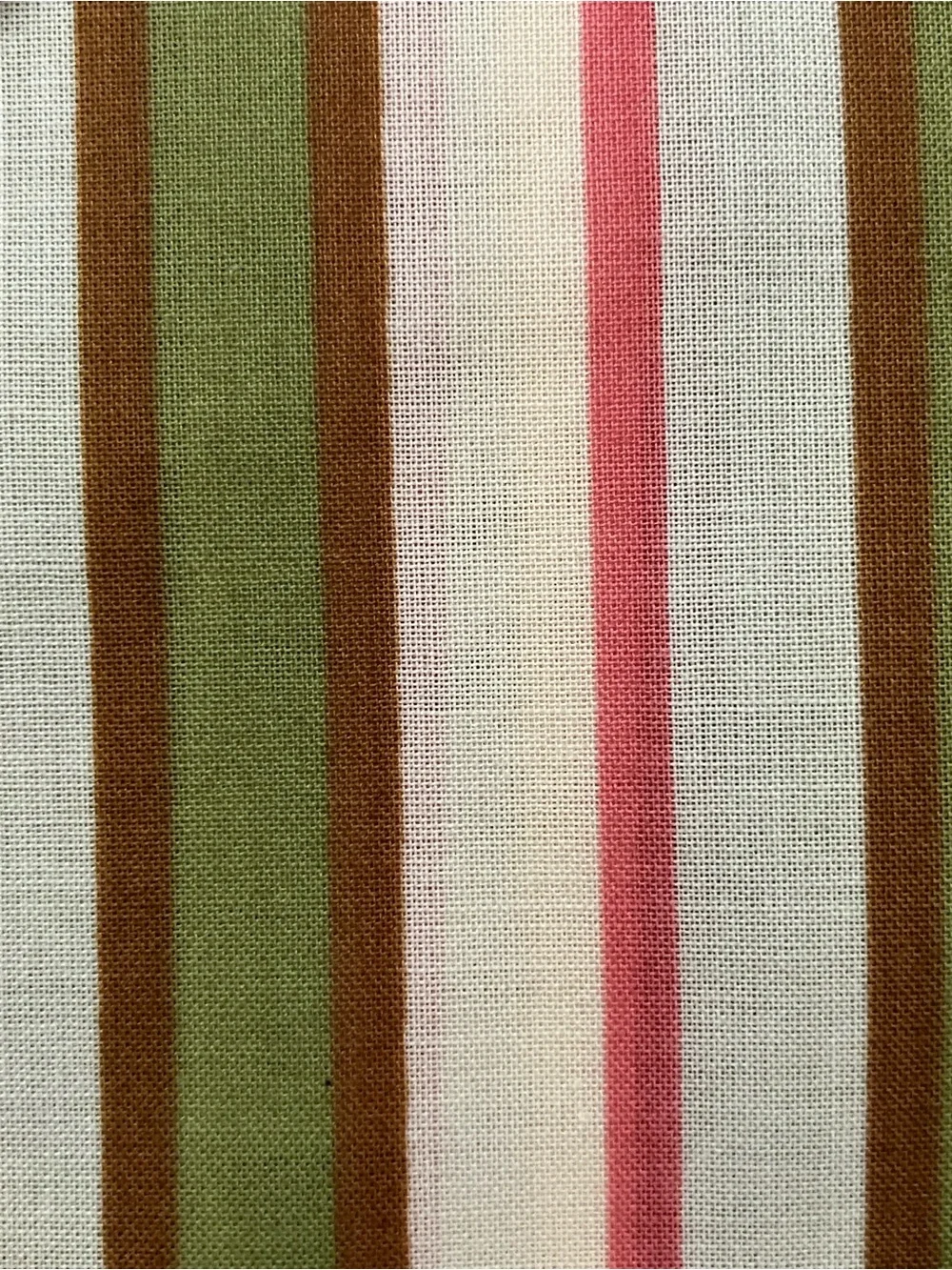 Brand New Sézane Striped Le Foulard - Cream, Green, Pink and Brown Stripes